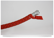 tubo plástico flexível 150mm