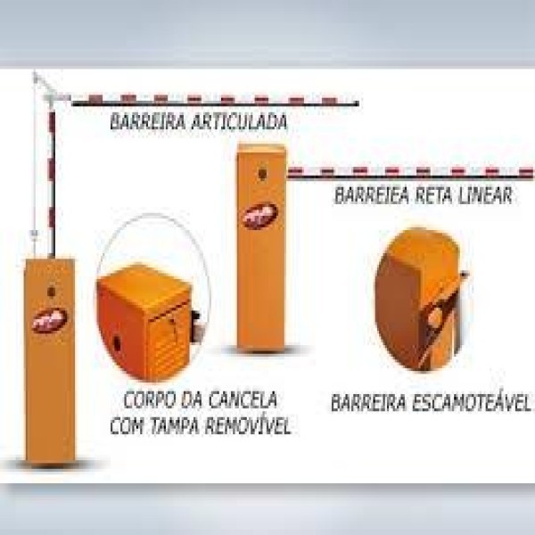 Cancela eletrônica para estacionamento