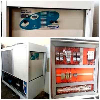 sistema de refrigeração industrial chiller