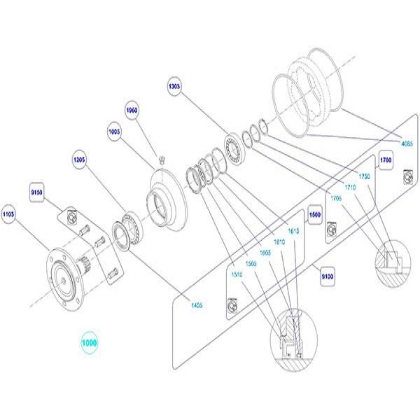 Manutenção motor hidráulico