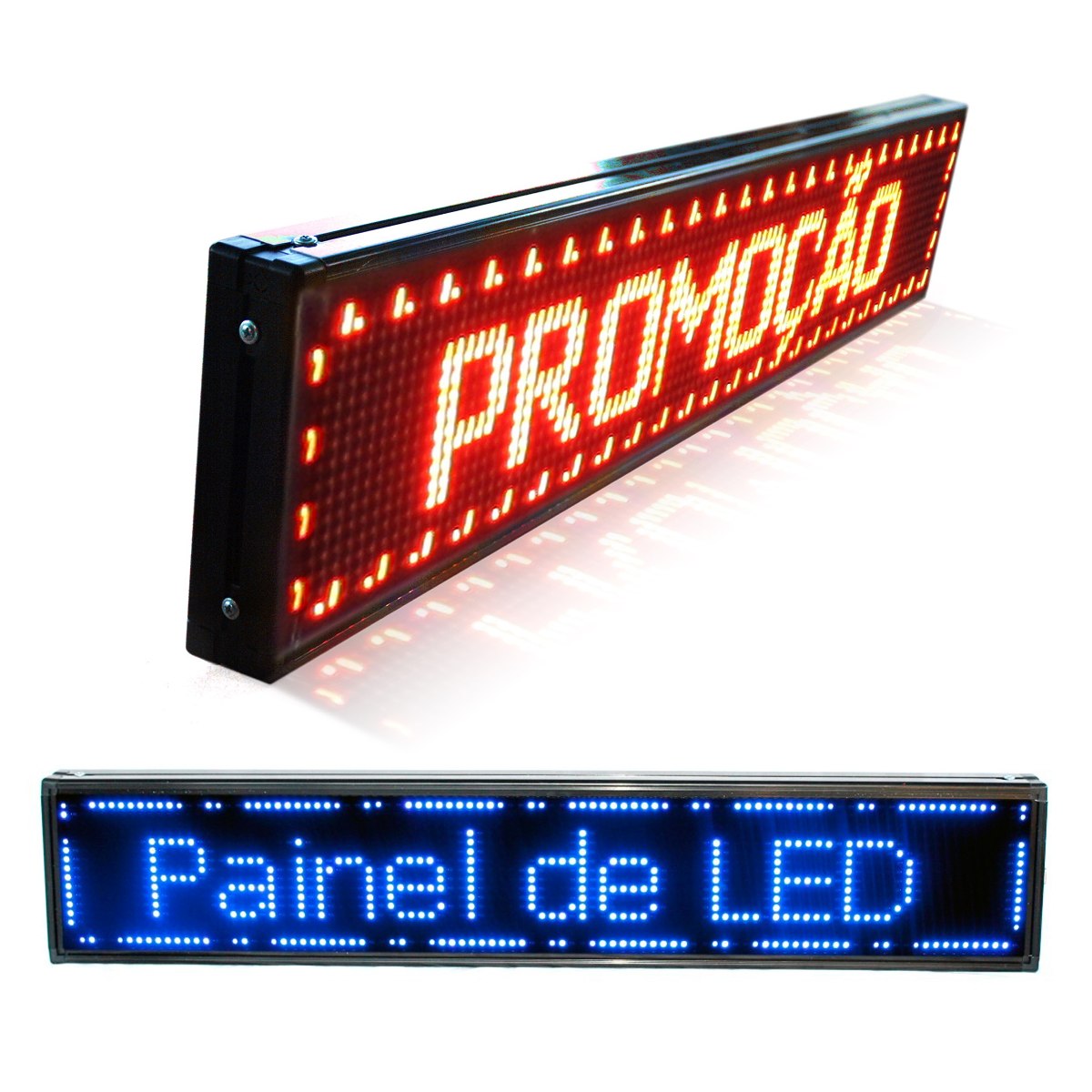 Mini Display Eletrônico Led Verde Painel Letreiro Crachá para