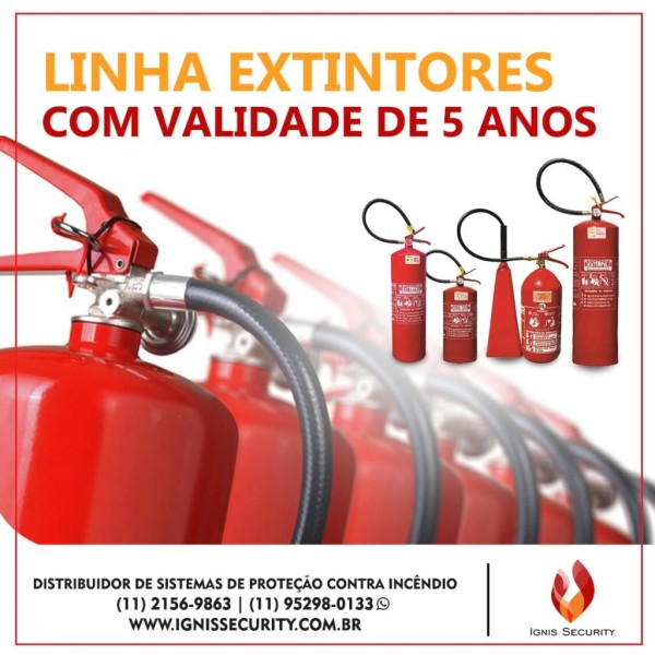 extintor de incendio industrial - Solucões Industriais
