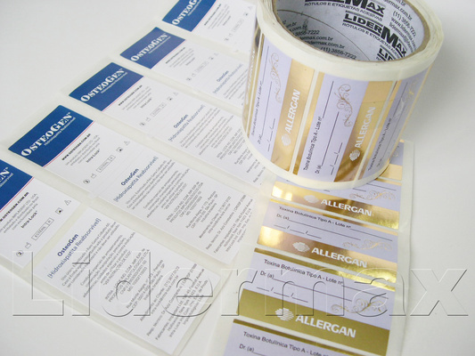 etiquetas adesivas transparentes personalizadas
