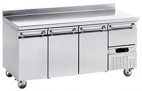 balcão refrigerado aço inox