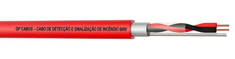 cabo para alarme de incêndio endereçável