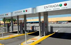 cancela manual para estacionamento