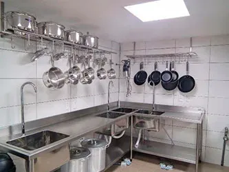 bancada inox para cozinha industrial