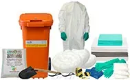 kit de emergência para transporte de produtos perigosos