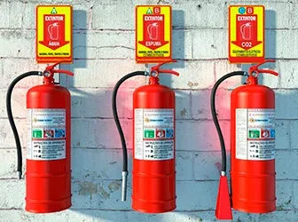 extintor de incêndio para equipamentos elétricos