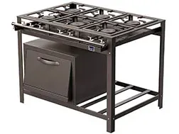 fogão industrial inox com forno