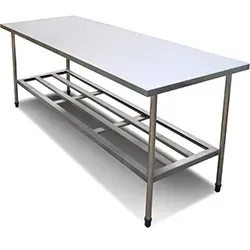 mesa em aço inox para cozinha