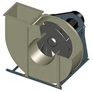 ventilador centrífugo axial