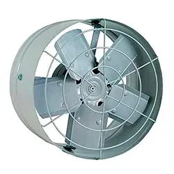 ventilador de aço escovado