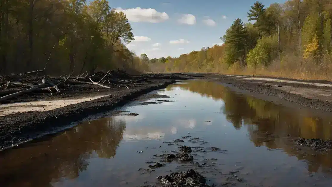 Derramamento de 70.000 galões de óleo pela Enbridge em Wisconsin