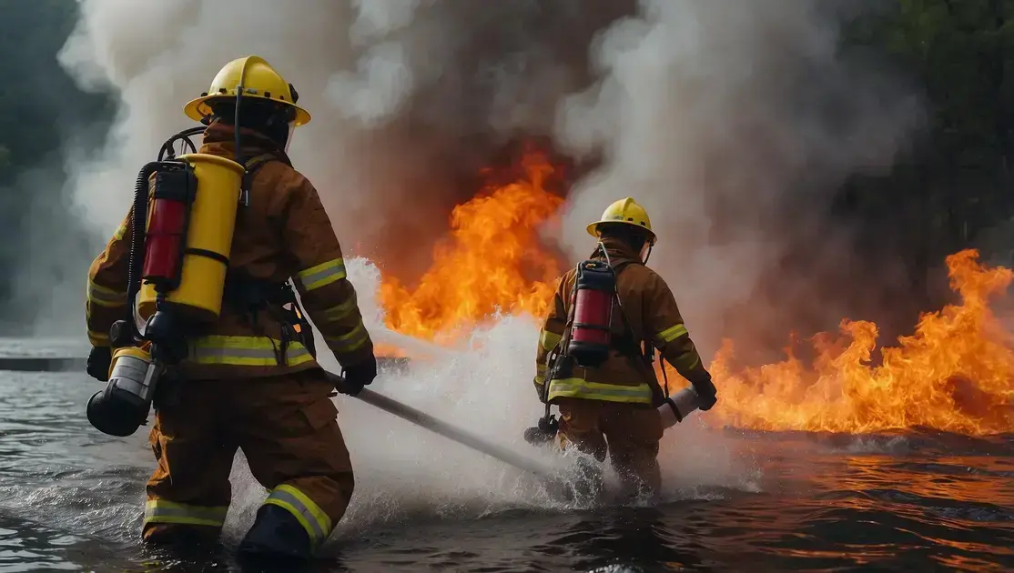 Desafios da substituição de PFAS em espumas de combate a incêndio