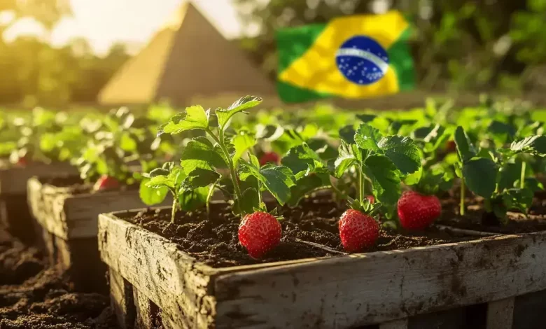 Brasil Abre Mercado para Mudas de Morango do Egito