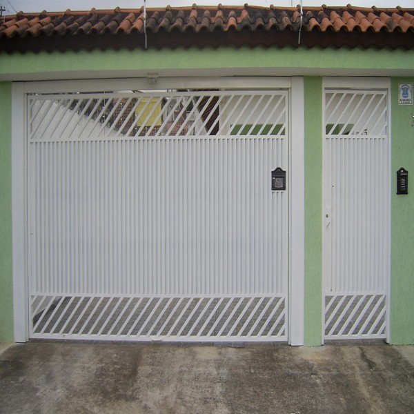 Portão De Alumínio Automático Para Garagem