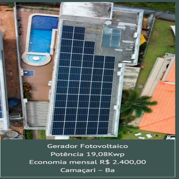 Kit Gerador Fotovoltaico- Energia Solar