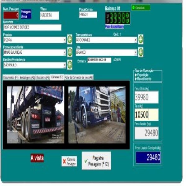Software Para Pesagem De Balança Rodoviária Preço