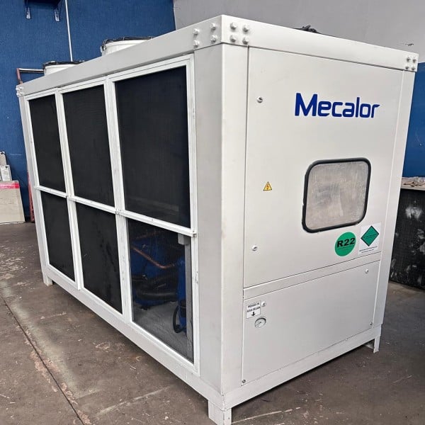 Chiller Mecalor RLA 25TR 380V 60Hz condensação a ar seminovo revisado