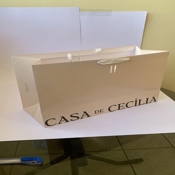 bolsa de papel para loja