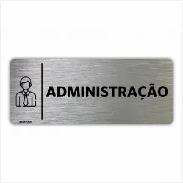 Placa Identificação Setores