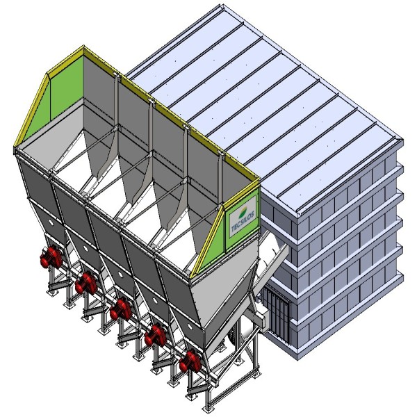 Alimentador de Cavaco industrial