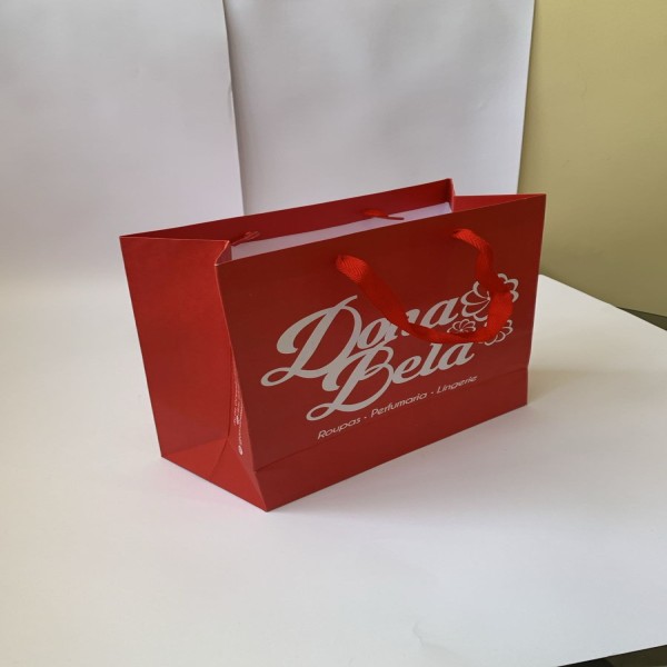 Sacola De Papel Para Presente Personalizada