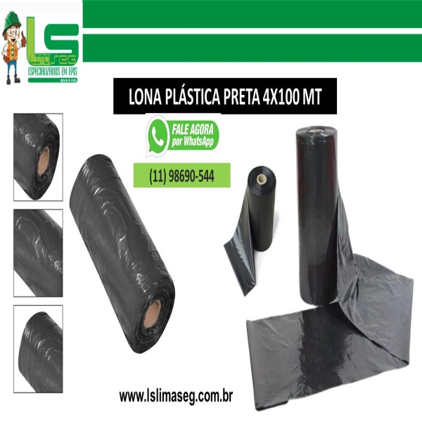 Lona Preta 4x100