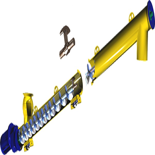 Rosca Transportadora Helicoidal Tubular