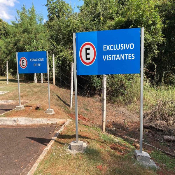 Placa De Sinalização Para Condomínio