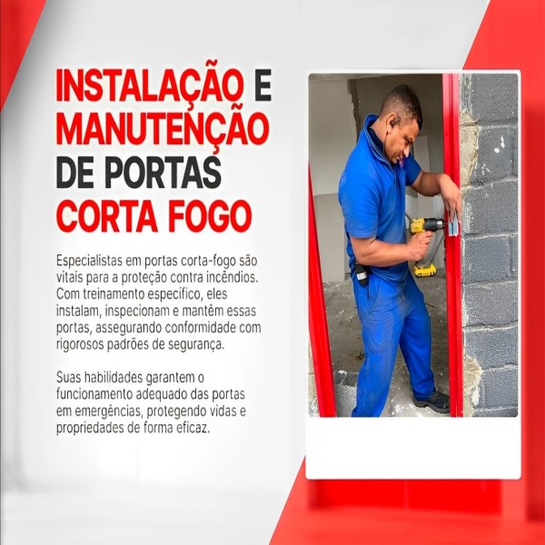 Instalação Porta Corta Fogo