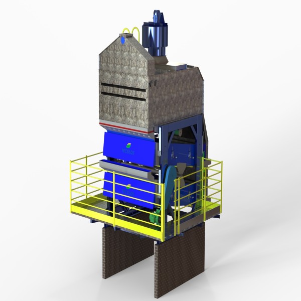 máquina de pré limpeza de cereais