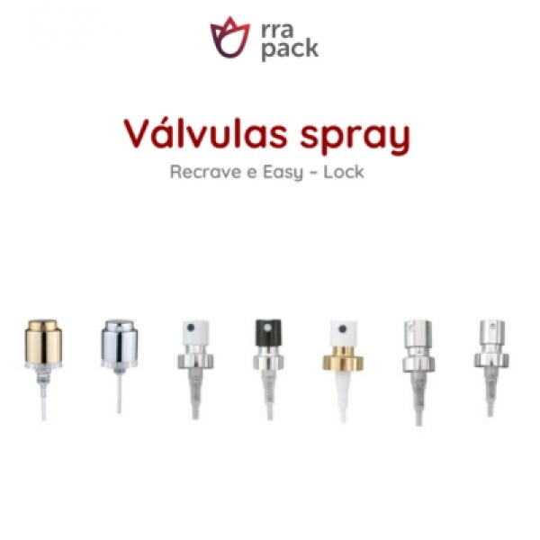 Válvula Spray 15mm Para Alta Perfumaria