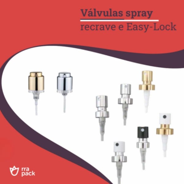 Válvula Spray Com Recrave Prata